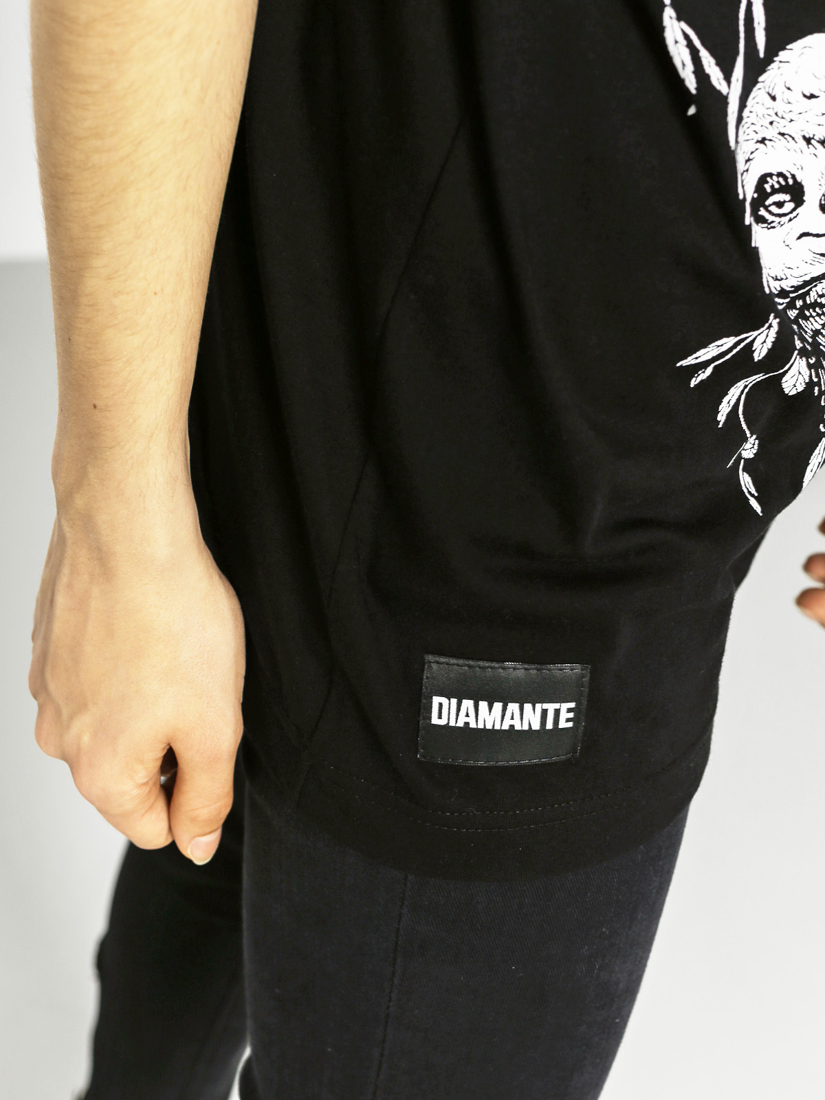 Diamante Wear T-shirt Lazy (white)