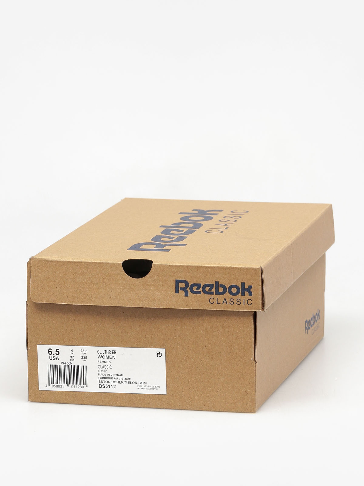 Reebok Schuhe Cl Lthr Eb Wmn (sstone/chlk/melon gum)