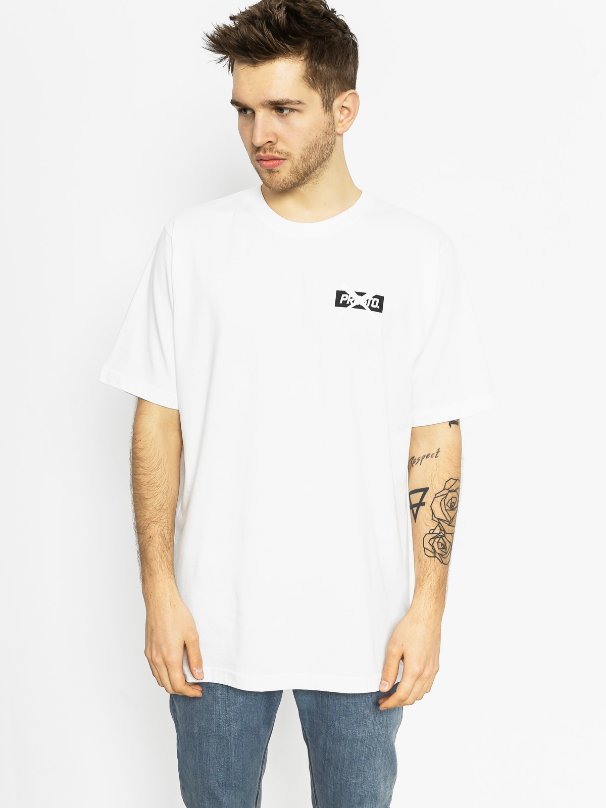 Prosto T-shirt Hooligan Acid (white)