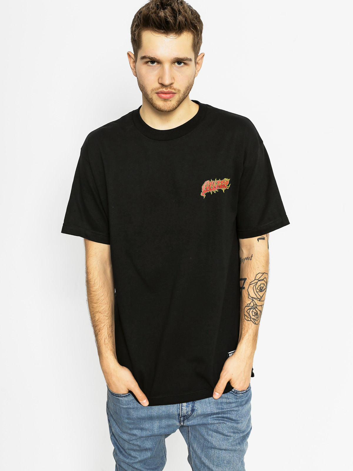 Grizzly Griptape T-Shirt Rippin (black)