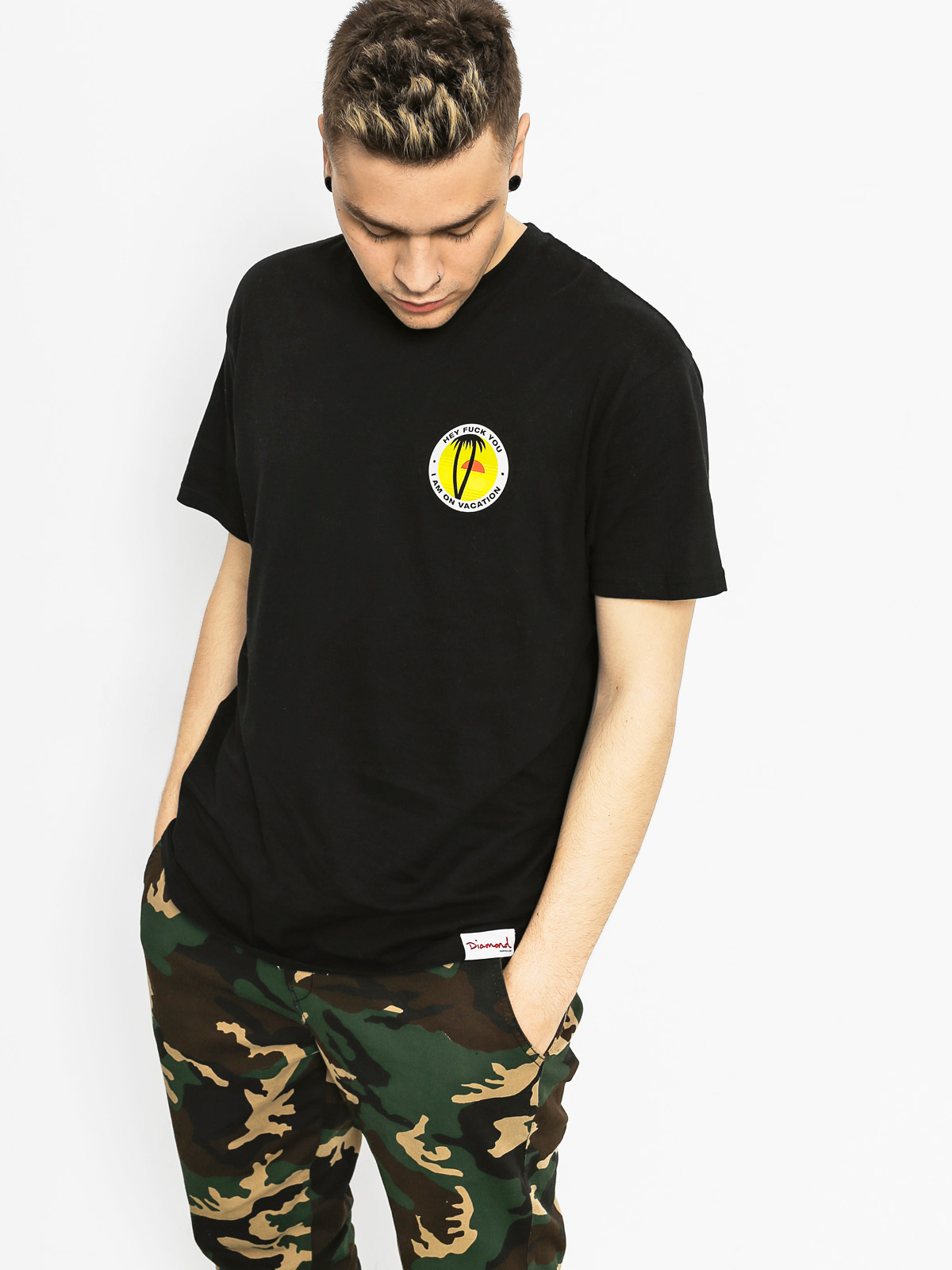 Diamond Supply Co. T-shirt Vacation (black)