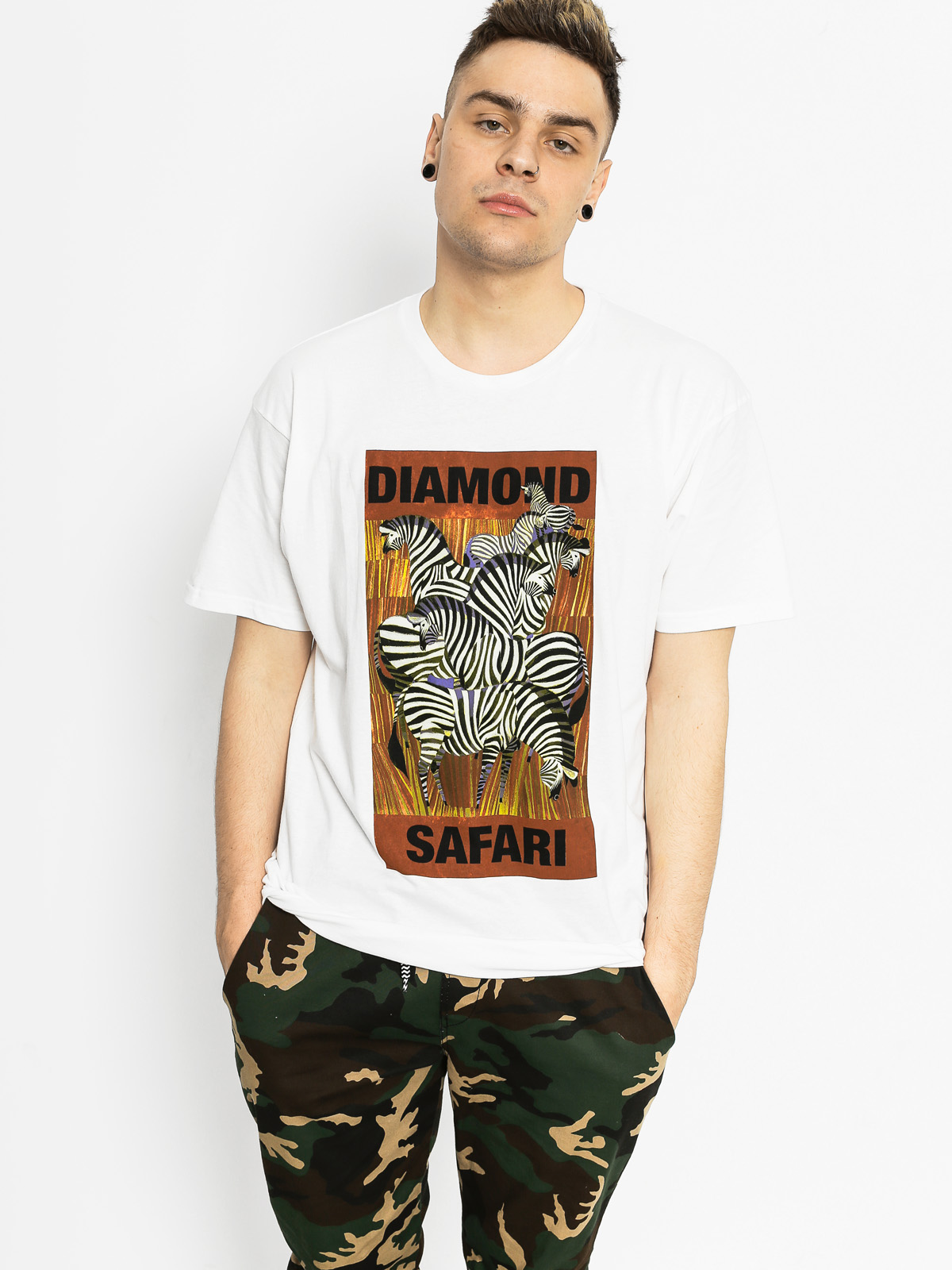 Diamond Supply Co. T-shirt Safari (white)