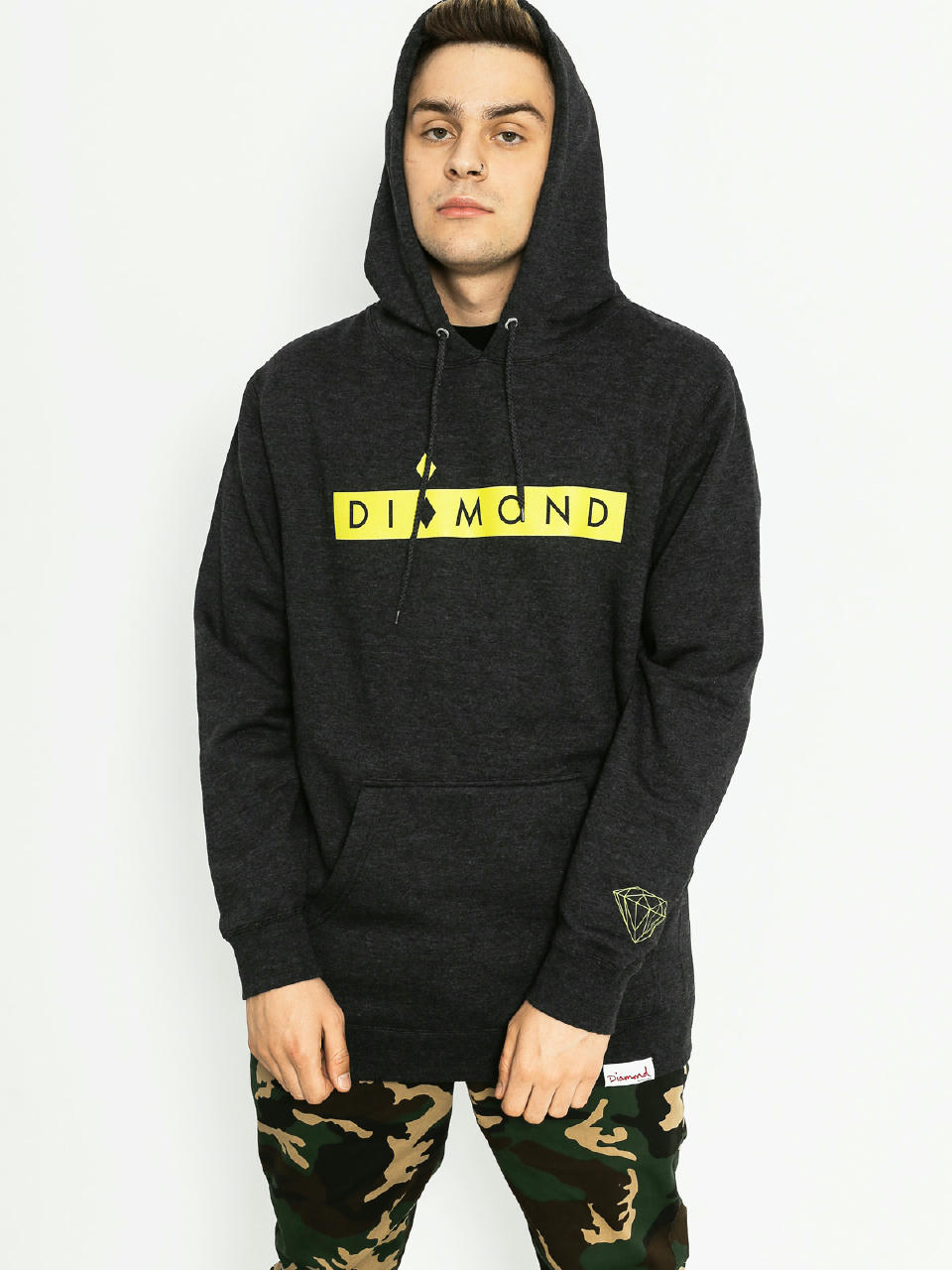 Diamond Supply Co. Hoodie Starboard HD (charcoal heather)