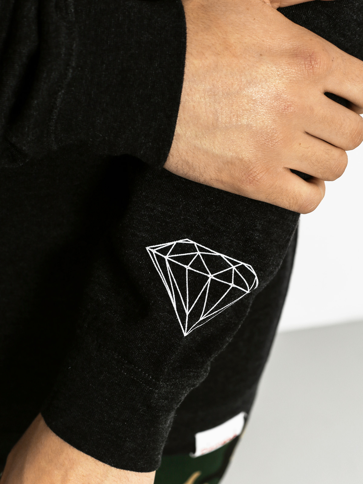 Diamond Supply Co. Sweatshirt Futura Sign (charcoal heather)