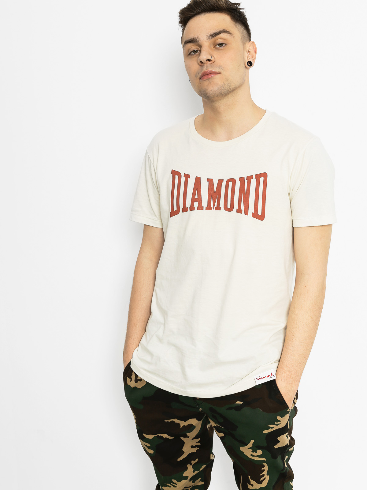 Diamond Supply Co. T-shirt Crescendo (tan)
