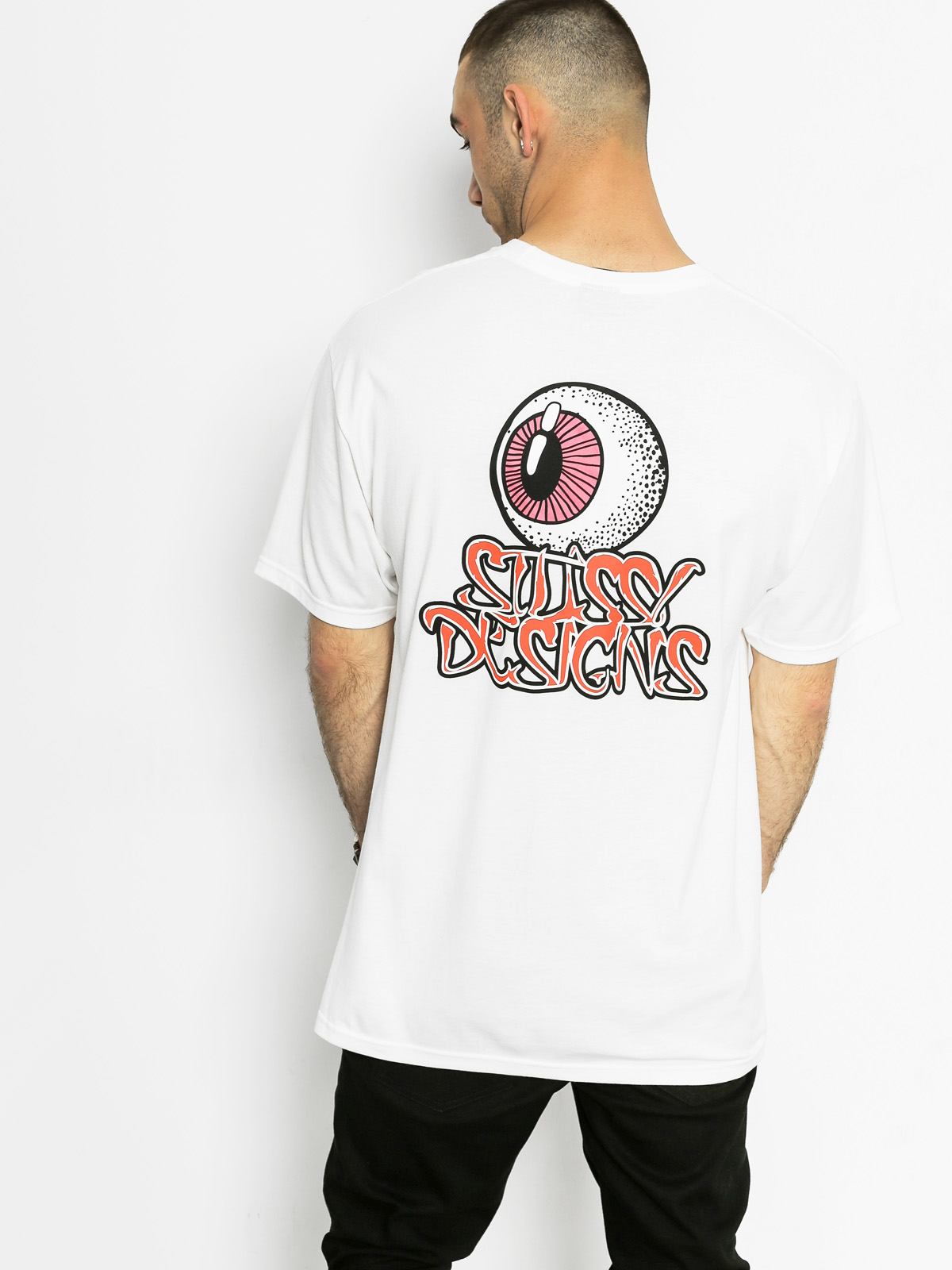 Stussy T-shirt Eyeball (white)