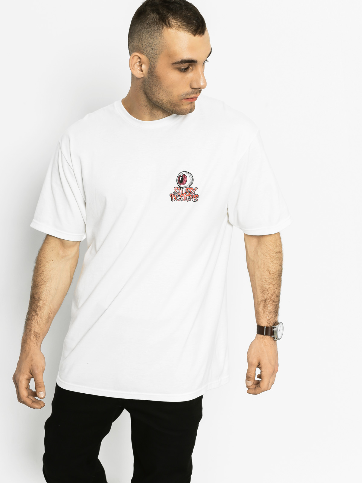 Stussy T-shirt Eyeball (white)