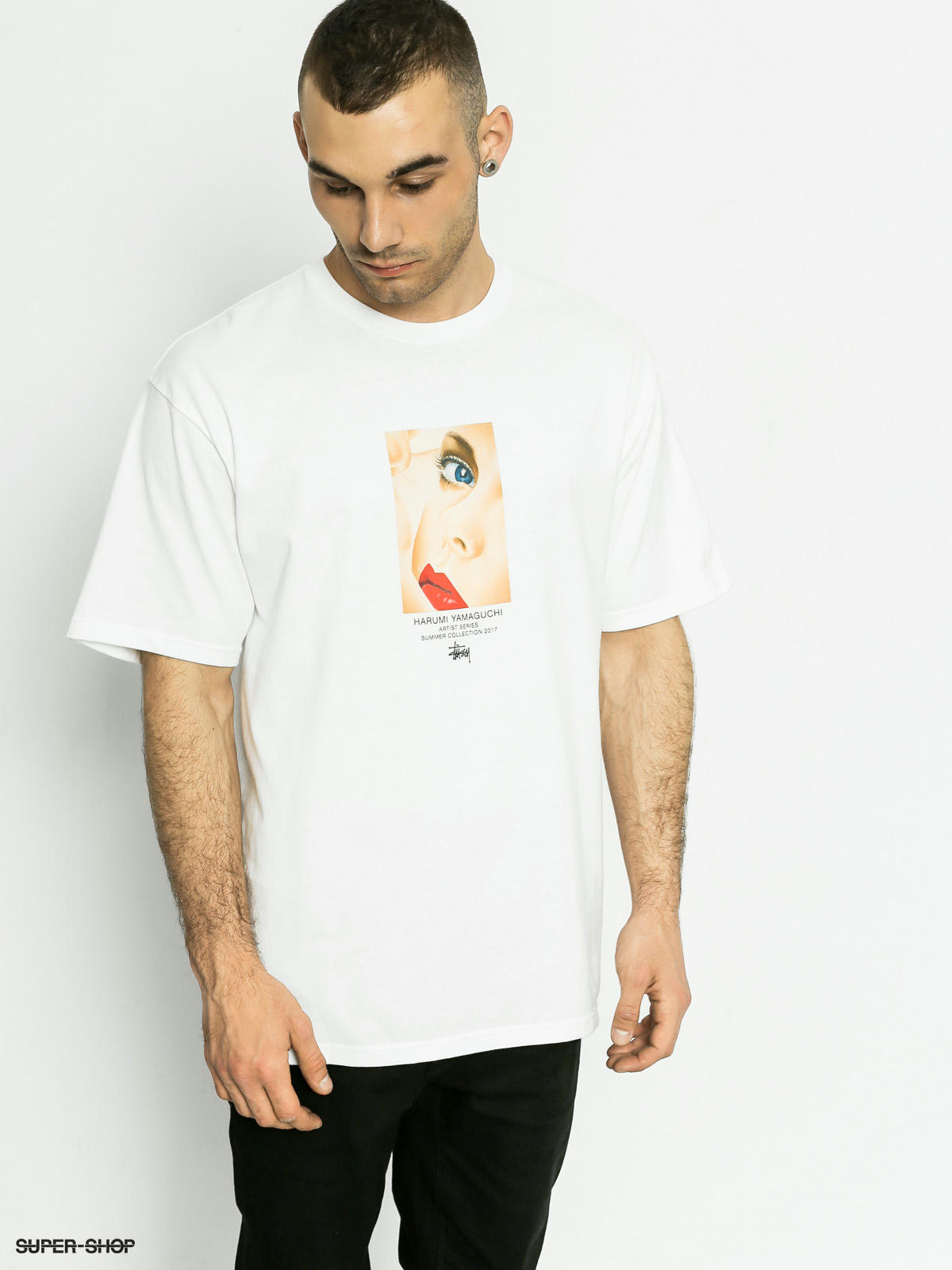 Stussy T-shirt Harumi Yamaguchi Girl (white)