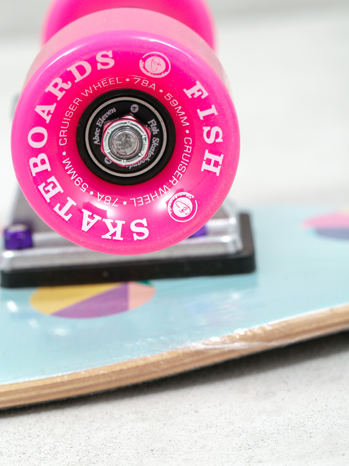 Fish Skateboards Cruiser Party (silver/magenta)