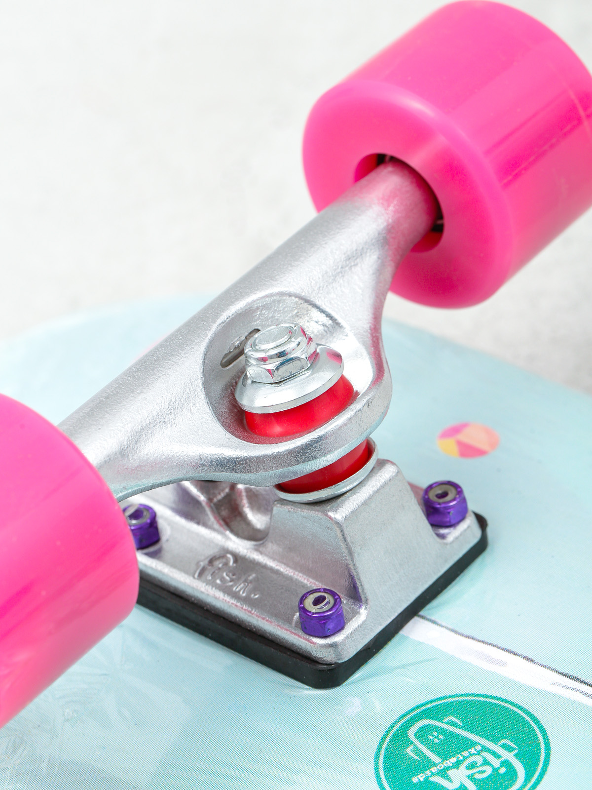 Fish Skateboards Cruiser Party (silver/magenta)