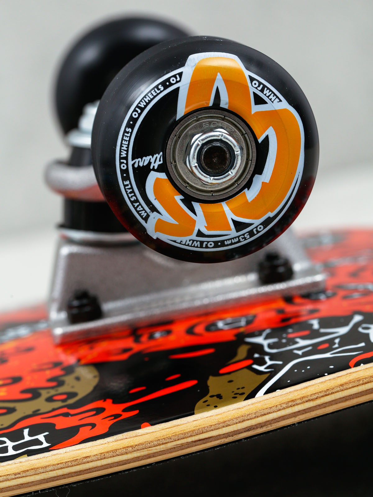 Santa Cruz Skateboard Fire And Ice (red/blue/gold)