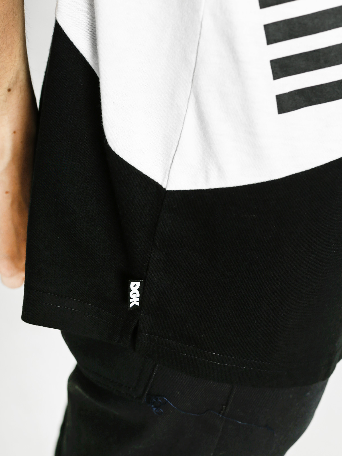 DGK T-shirt Balanced Custom (white/black)