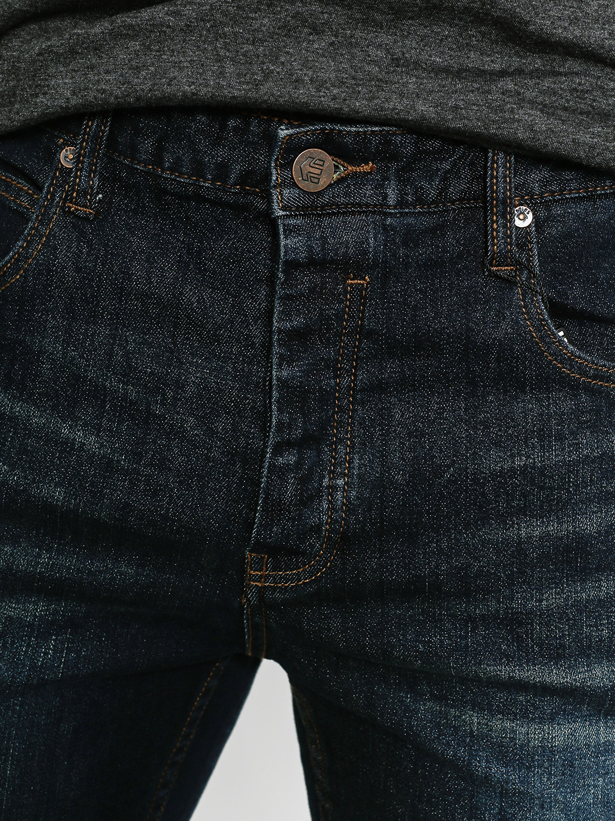 Etnies Pants E2 Straight Denim (worn indigo)