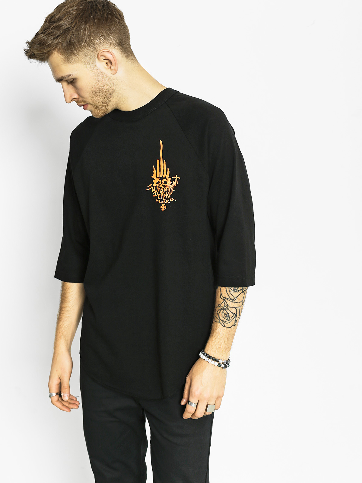 Independent T-Shirt Jessee Reglan 3/4 (black/black)