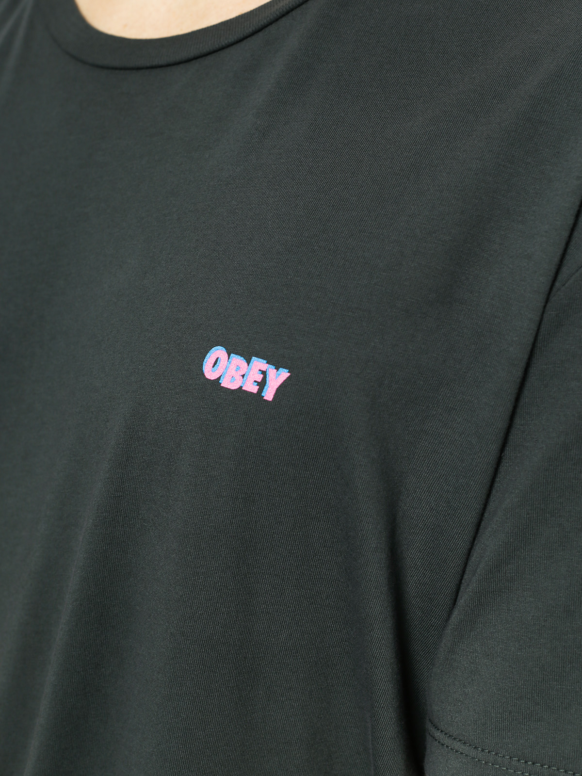 OBEY T-Shirt Obey Jumbled Split Fntn (pirate black)