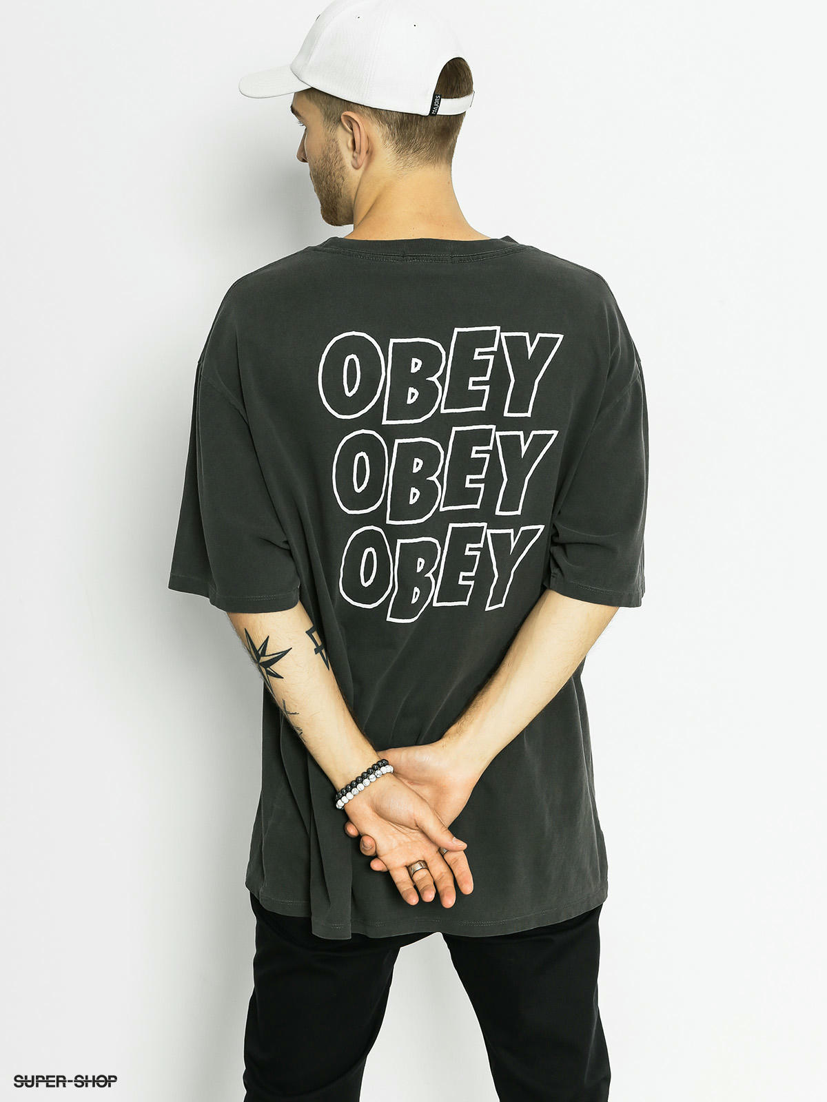 obey t shirt black