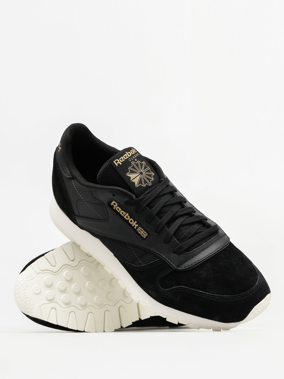 Reebok Schuhe Cl Leather Alr (black/chalk/ashgry/br)