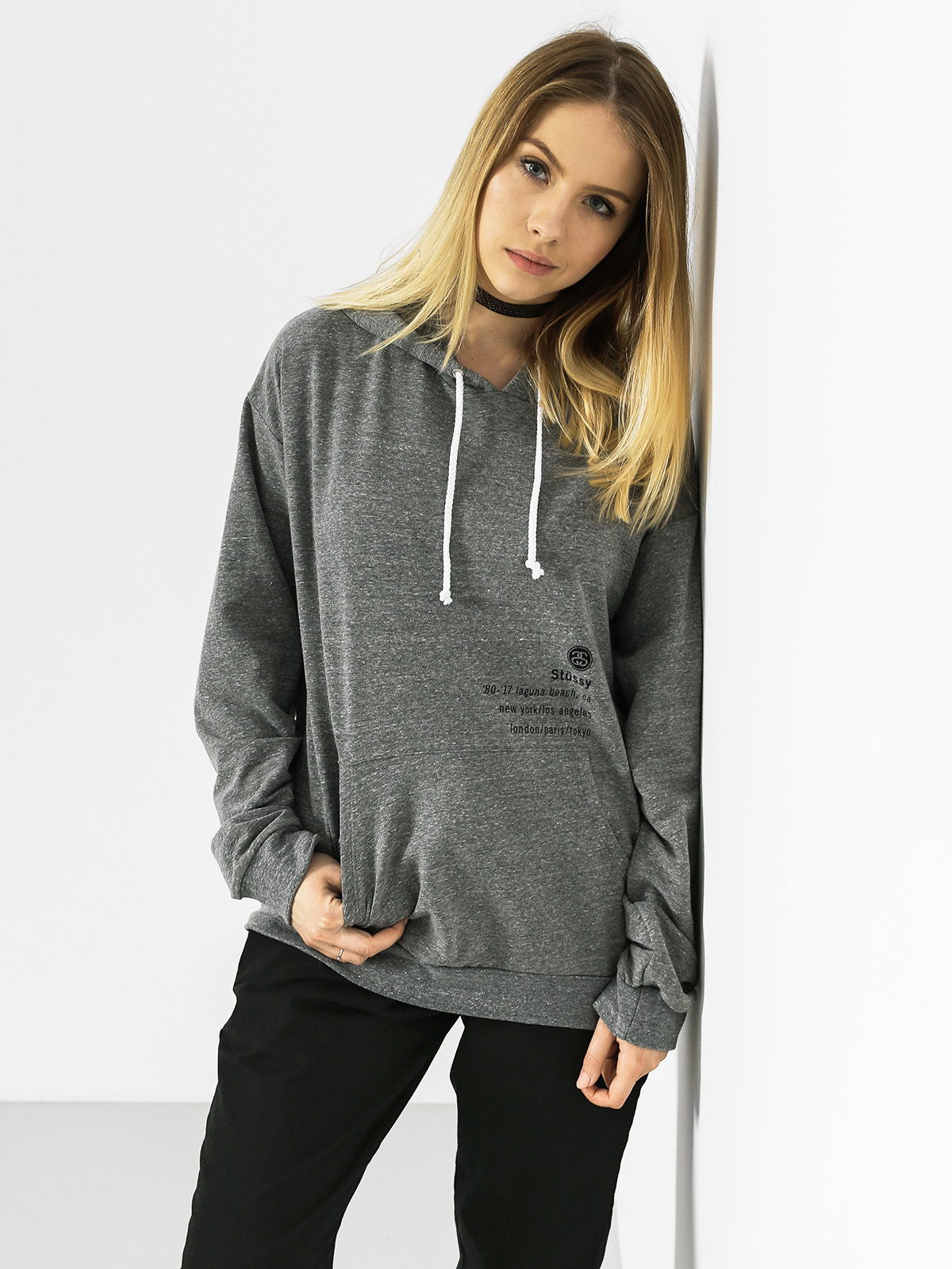 パーカー・フーディ STUSSY SS25 Sweatshirts (118571 0009 GREY HEATHER) STUSSY SS25 Sweatshirts (118571 0009 GREY HEATHER) (STUSSY
