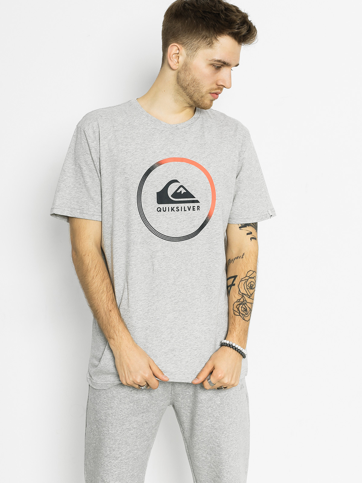 Quiksilver T-Shirt Active Logo (athletic heather)