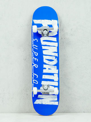 Foundation Skateboard Thrasher (blue/white)