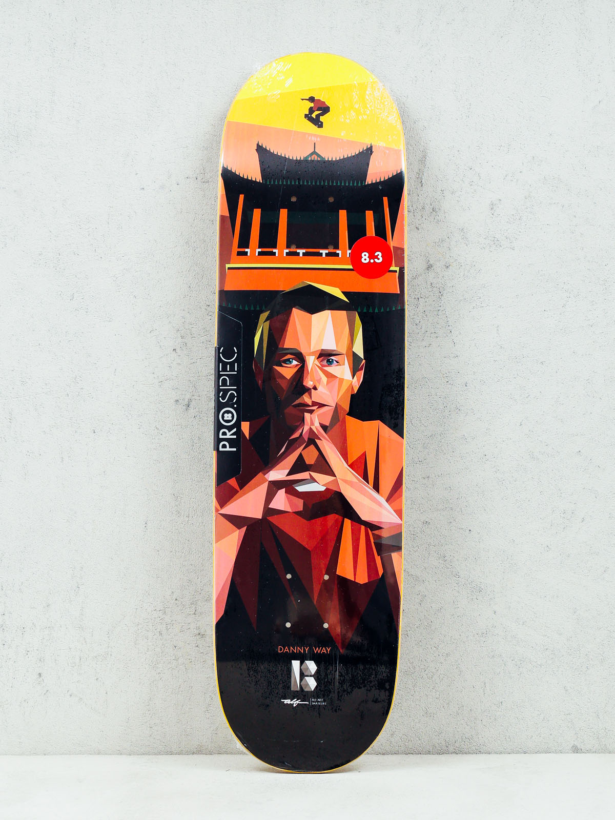 Plan B Deck Danny Way Alf Art (black/red/yellow)