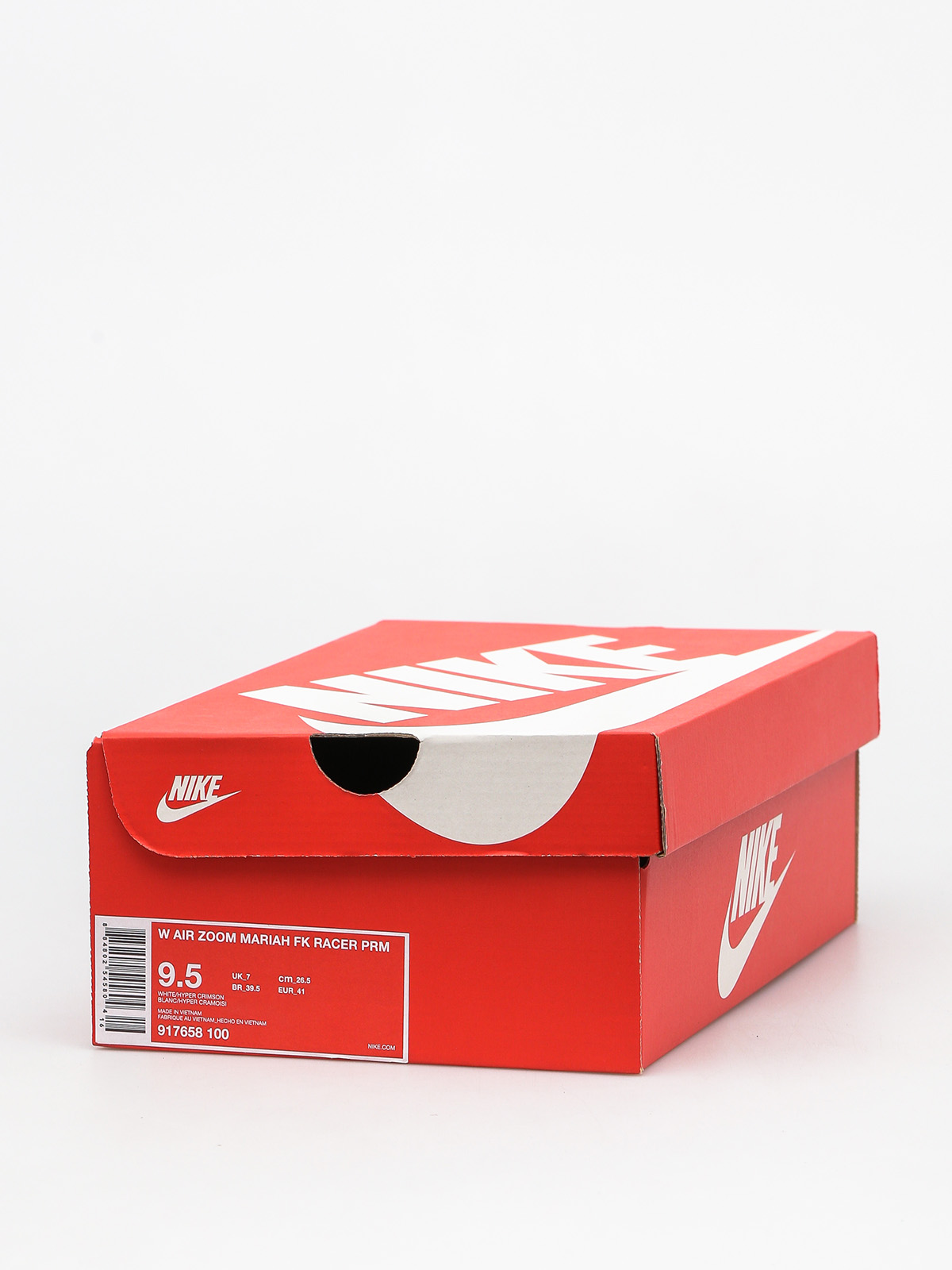 Nike Air Zoom Mariah Flyknit Racer Shoes Wmn (white/hyper crimson pure platinum)