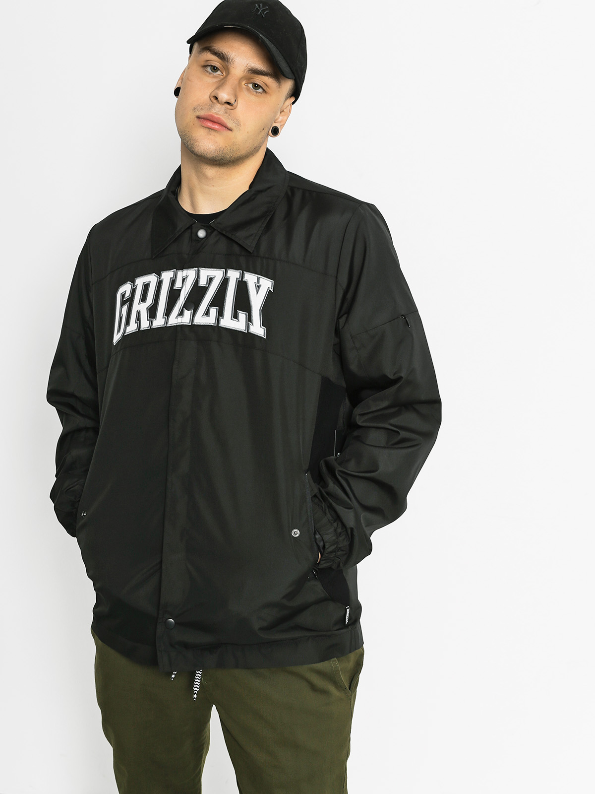 Grizzly Griptape Jacket Pinaccle Coaches (black)