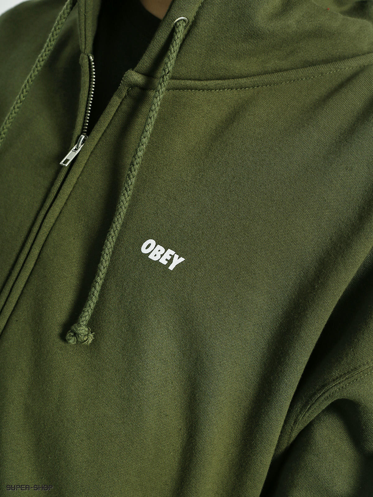 obey zip up hoodie