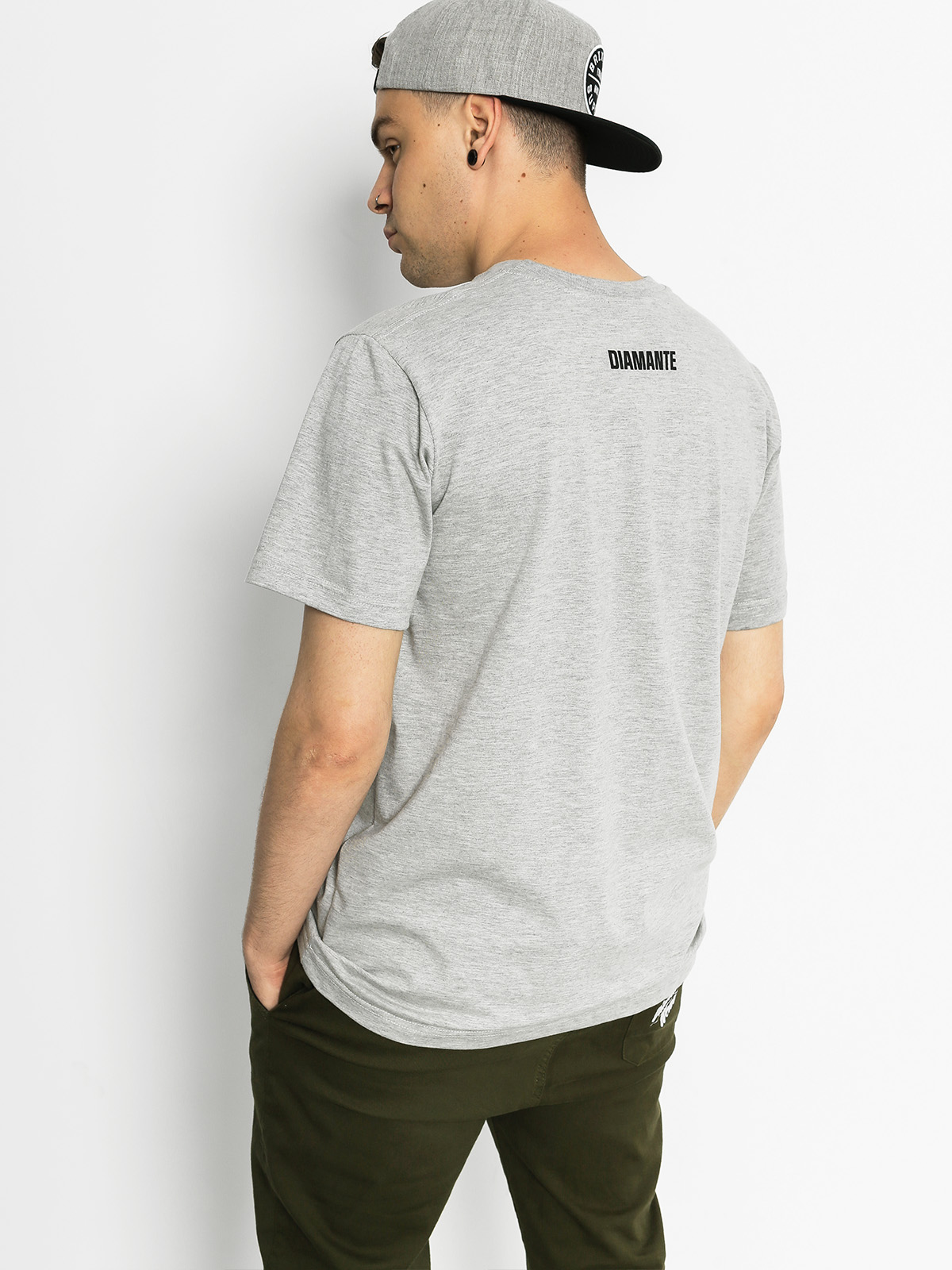 Diamante Wear T-shirt Excuse My French (grey)