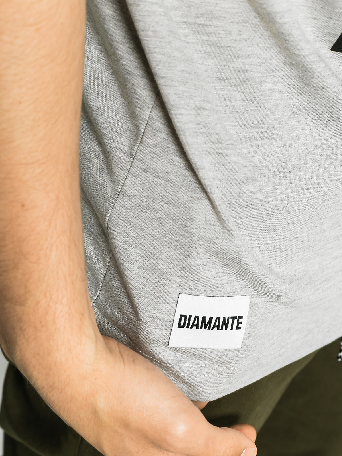 Diamante Wear T-shirt Excuse My French (grey)