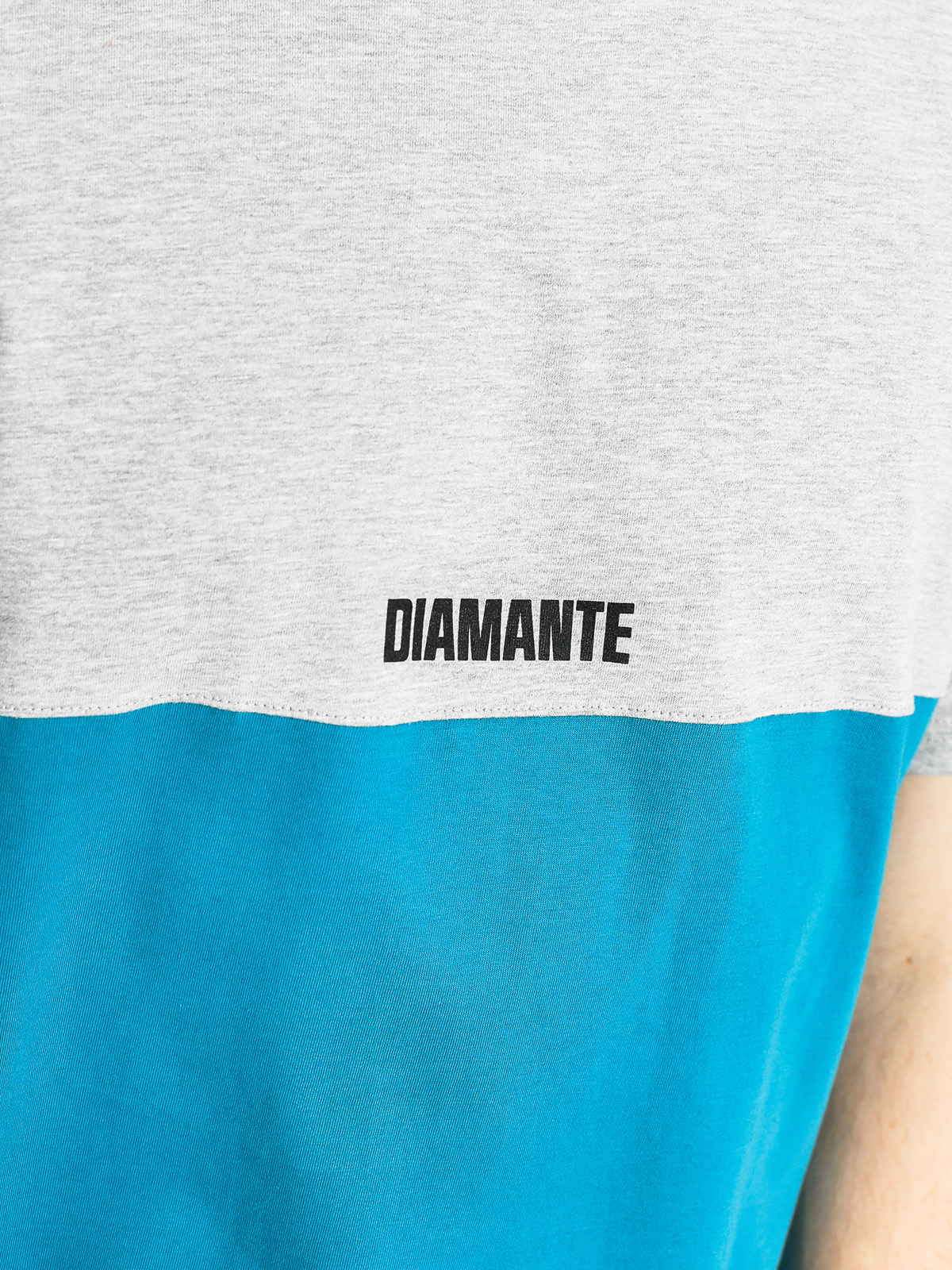 Diamante Wear T-Shirt Di Classy (grey/turquoise)