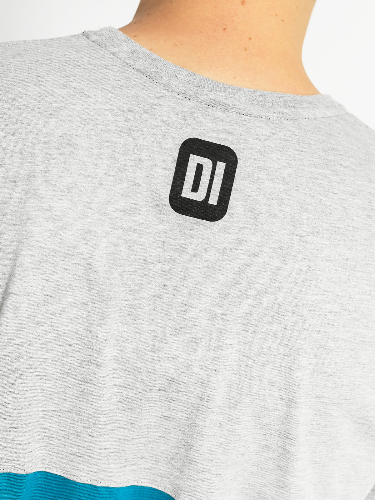 Diamante Wear T-Shirt Di Classy (grey/turquoise)