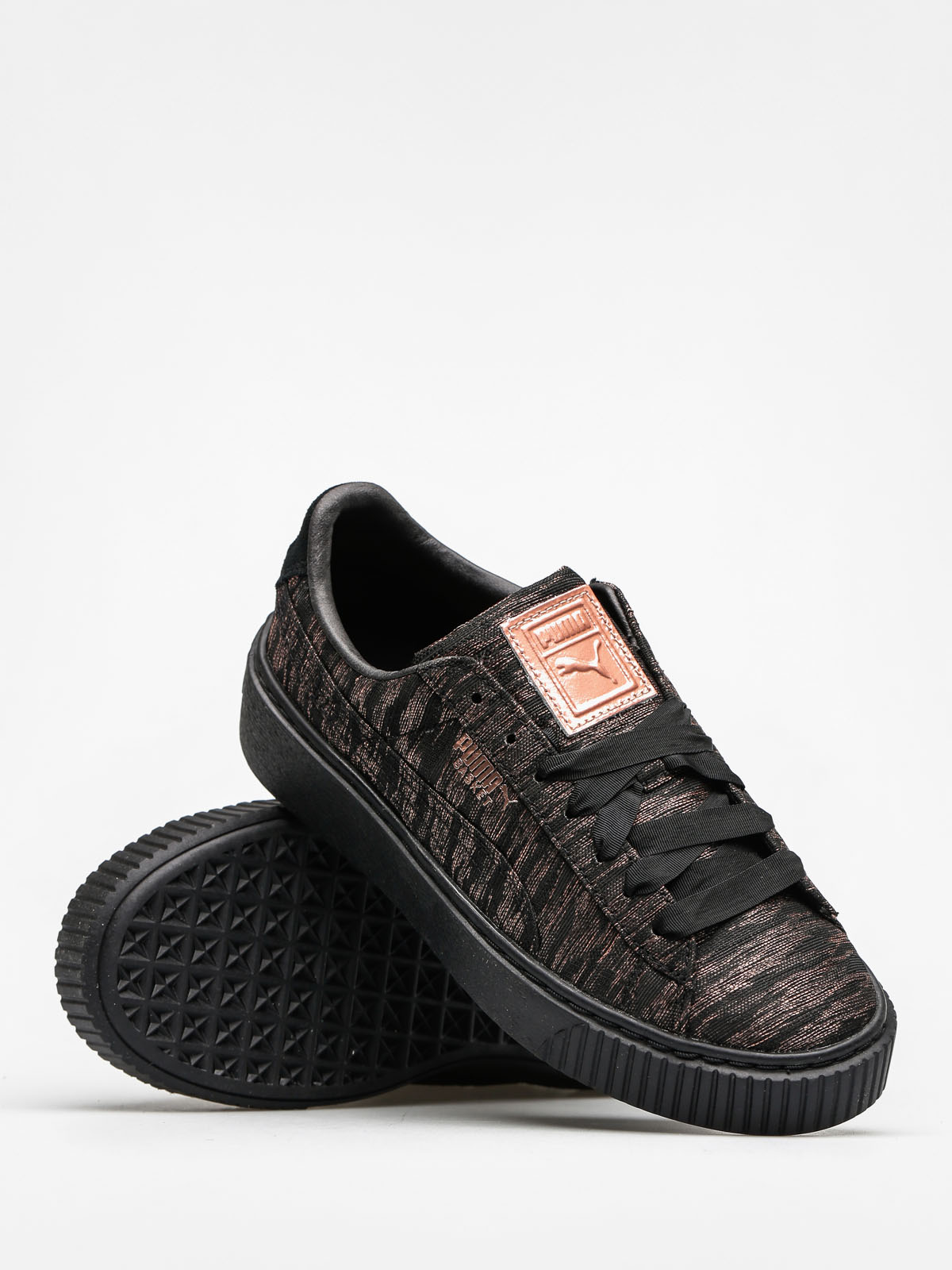 Puma Shoes Basket Platform Vr Wn S Wmn (puma black/puma black)