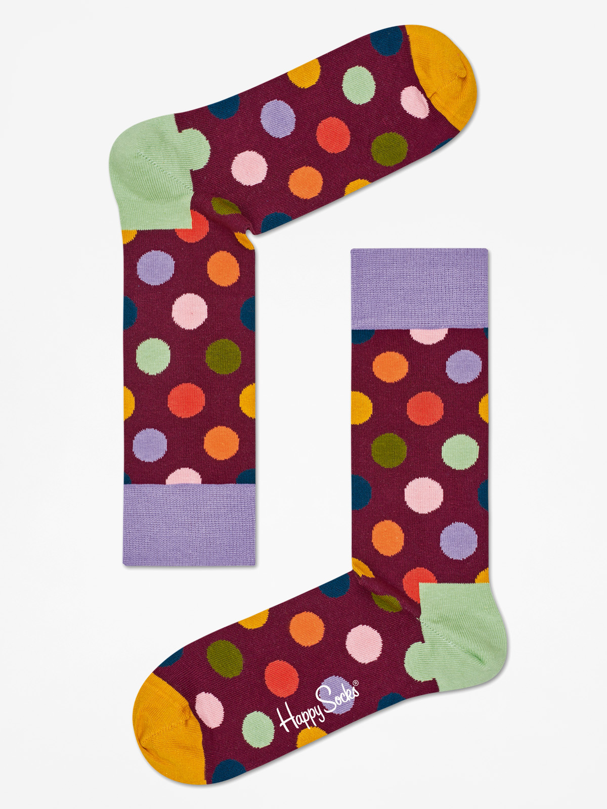 Happy Socks Socks Big Dot (marron)