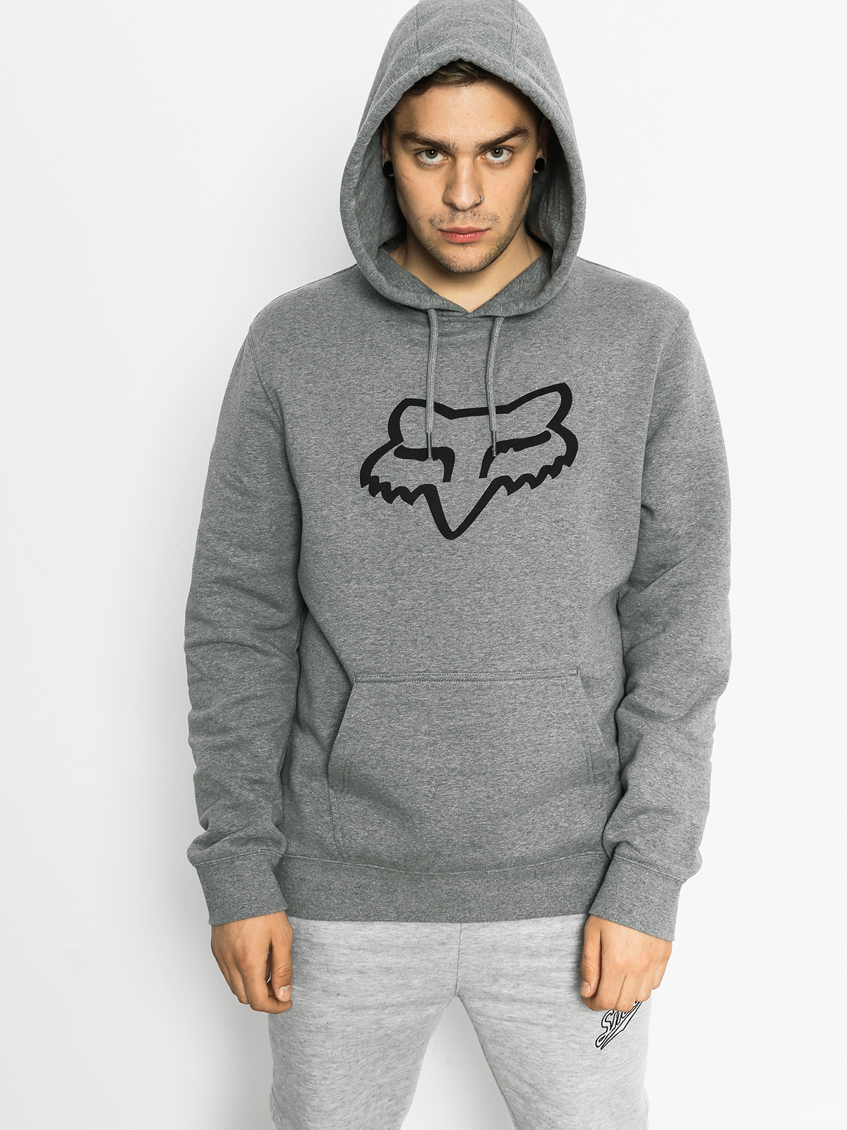 Fox Hoodie Legacy Fox Head HD (heather graphite)