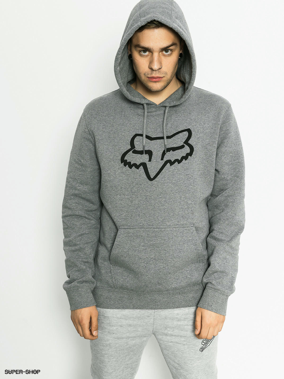 fox head hoodie