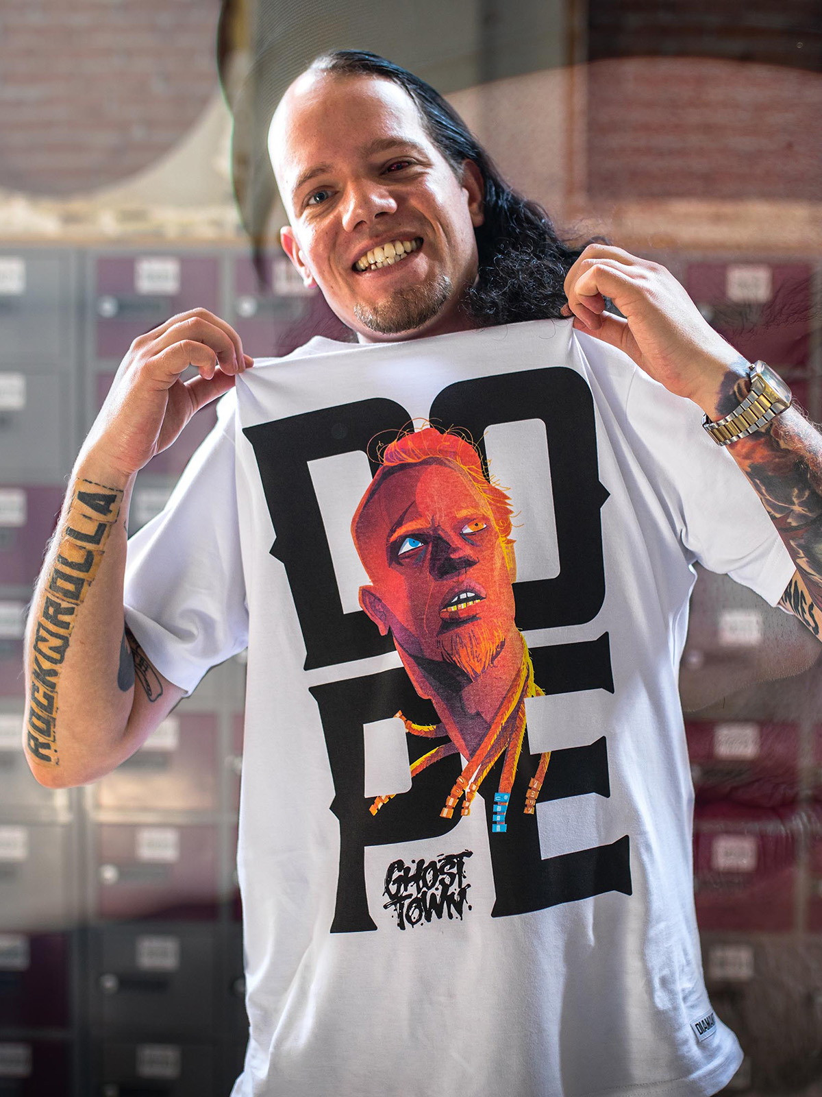 Diamante Wear T-shirt Skits Vicious (white)