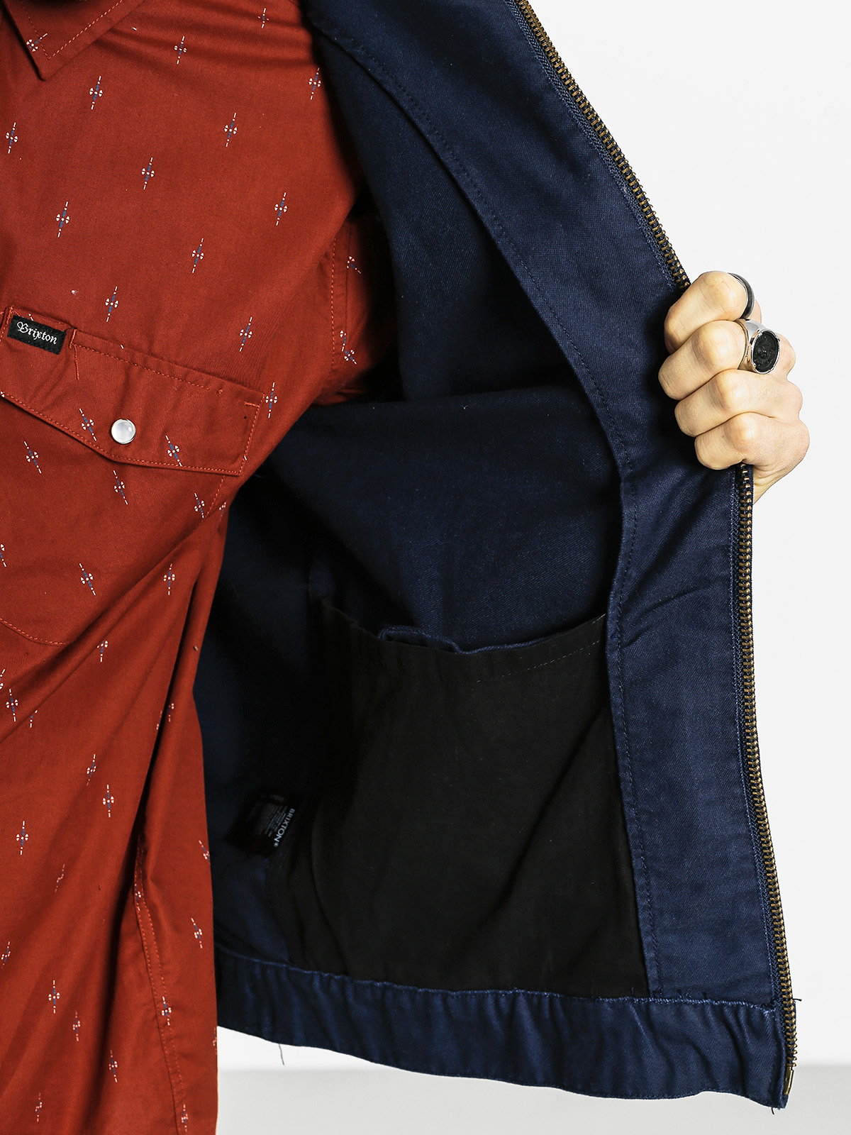 Brixton Jacket Perry (navy)