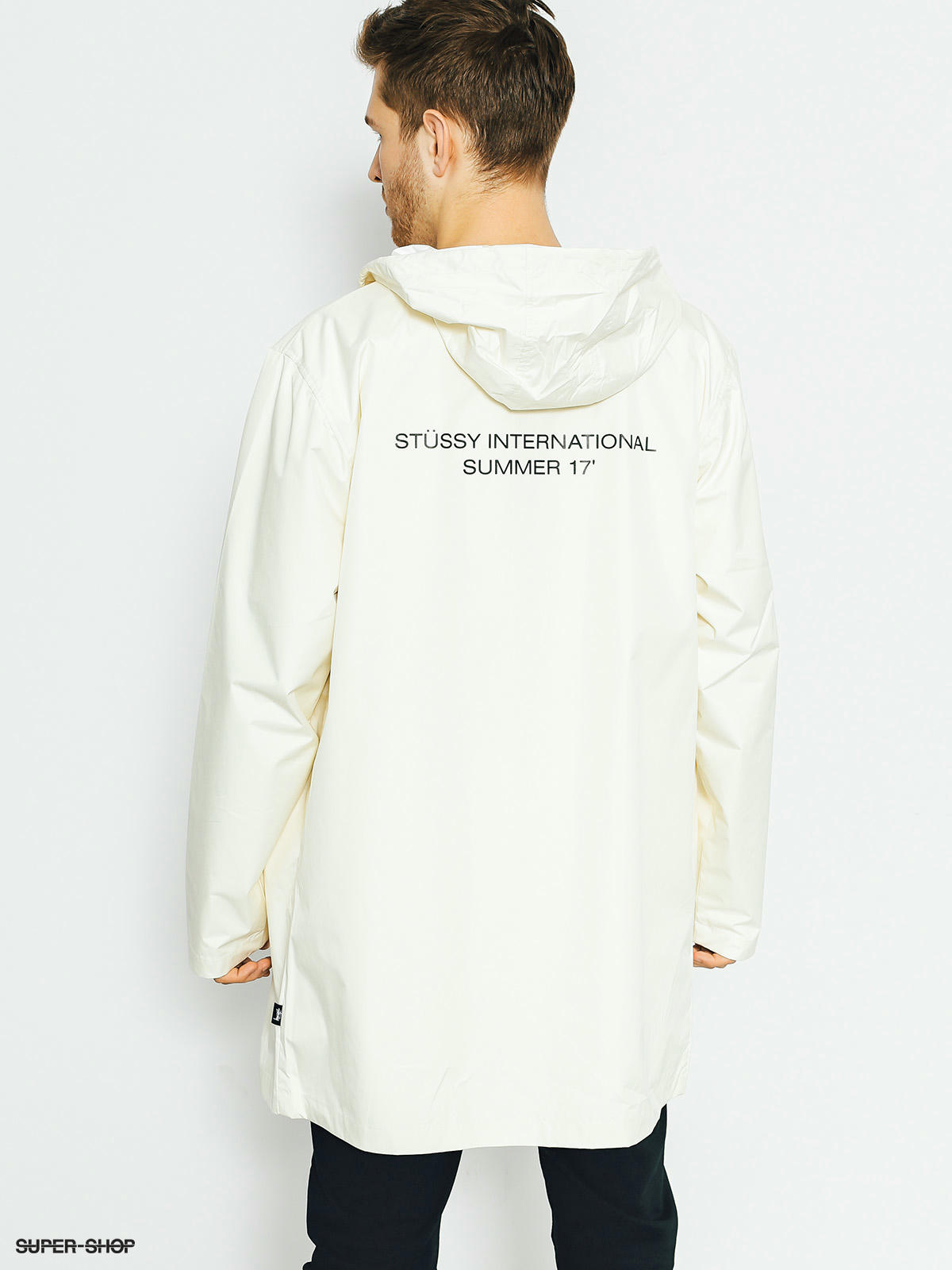 Stussy long store coat