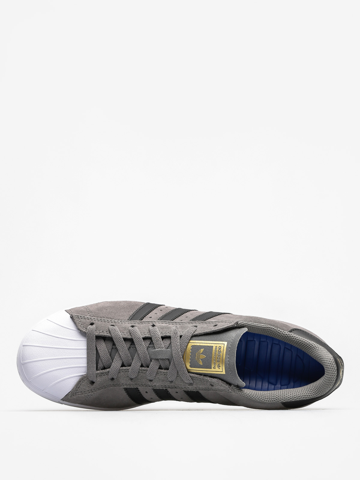 adidas Shoes Superstar Vulc Adv (grey four f17/core black/gold met)