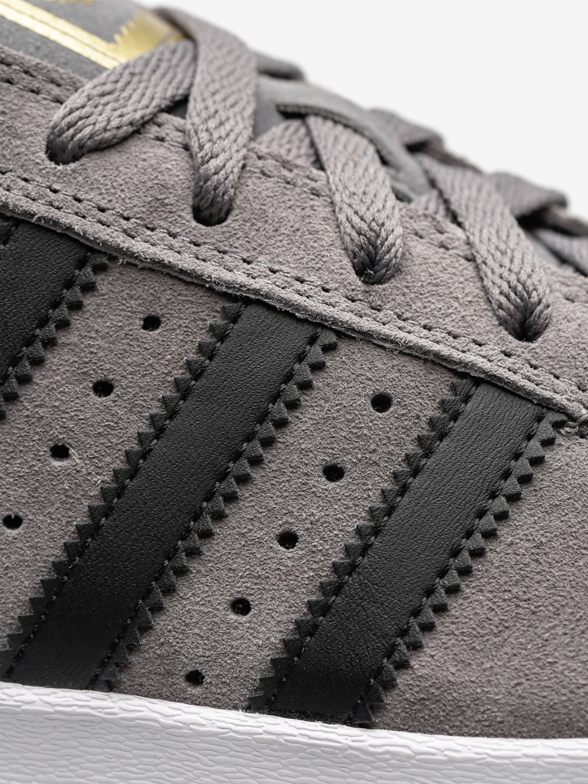 adidas Shoes Superstar Vulc Adv (grey four f17/core black/gold met)