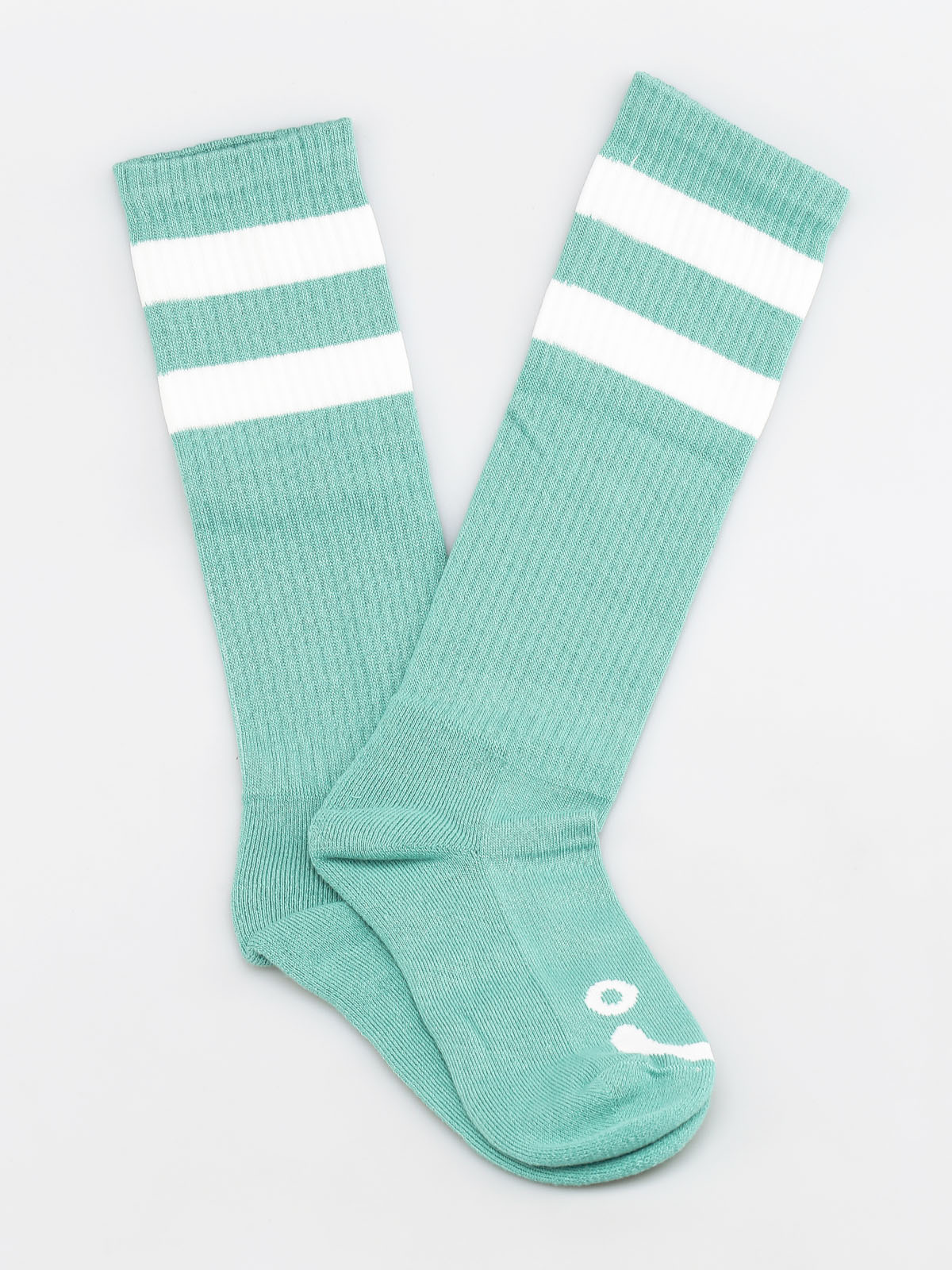 Polar Skate Socks Happy Sad (seafoam green)