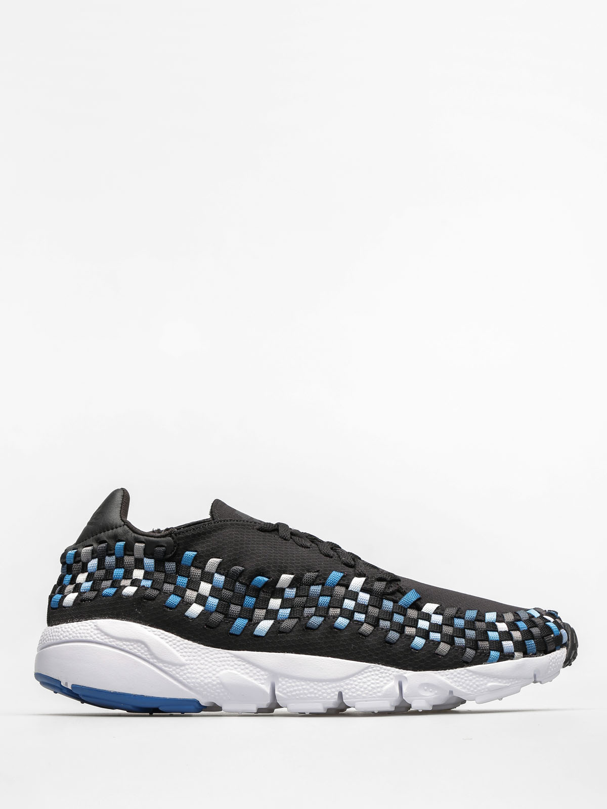Nike Air Footscape Woven Nm Shoes (black/blue jay white)
