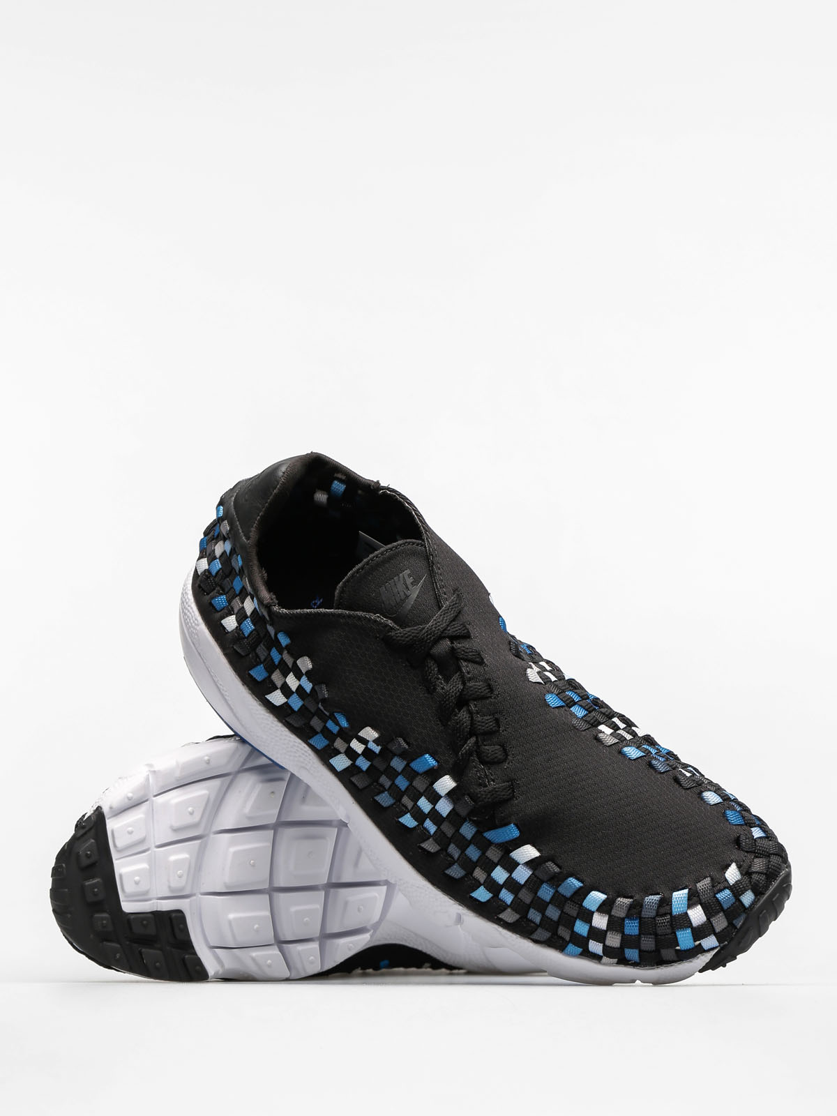 Nike Air Footscape Woven Nm Shoes (black/blue jay white)