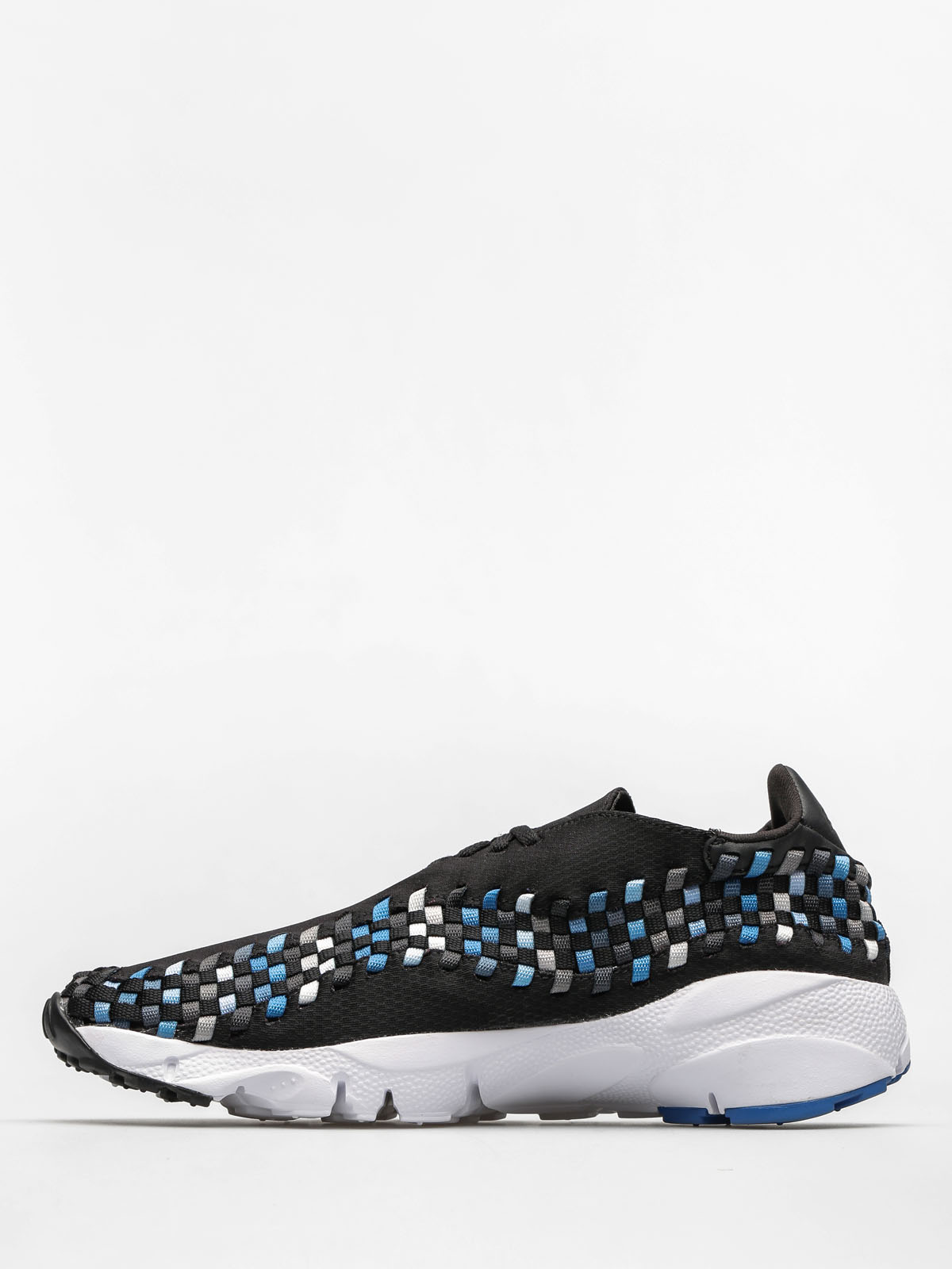 Nike Air Footscape Woven Nm Shoes (black/blue jay white)