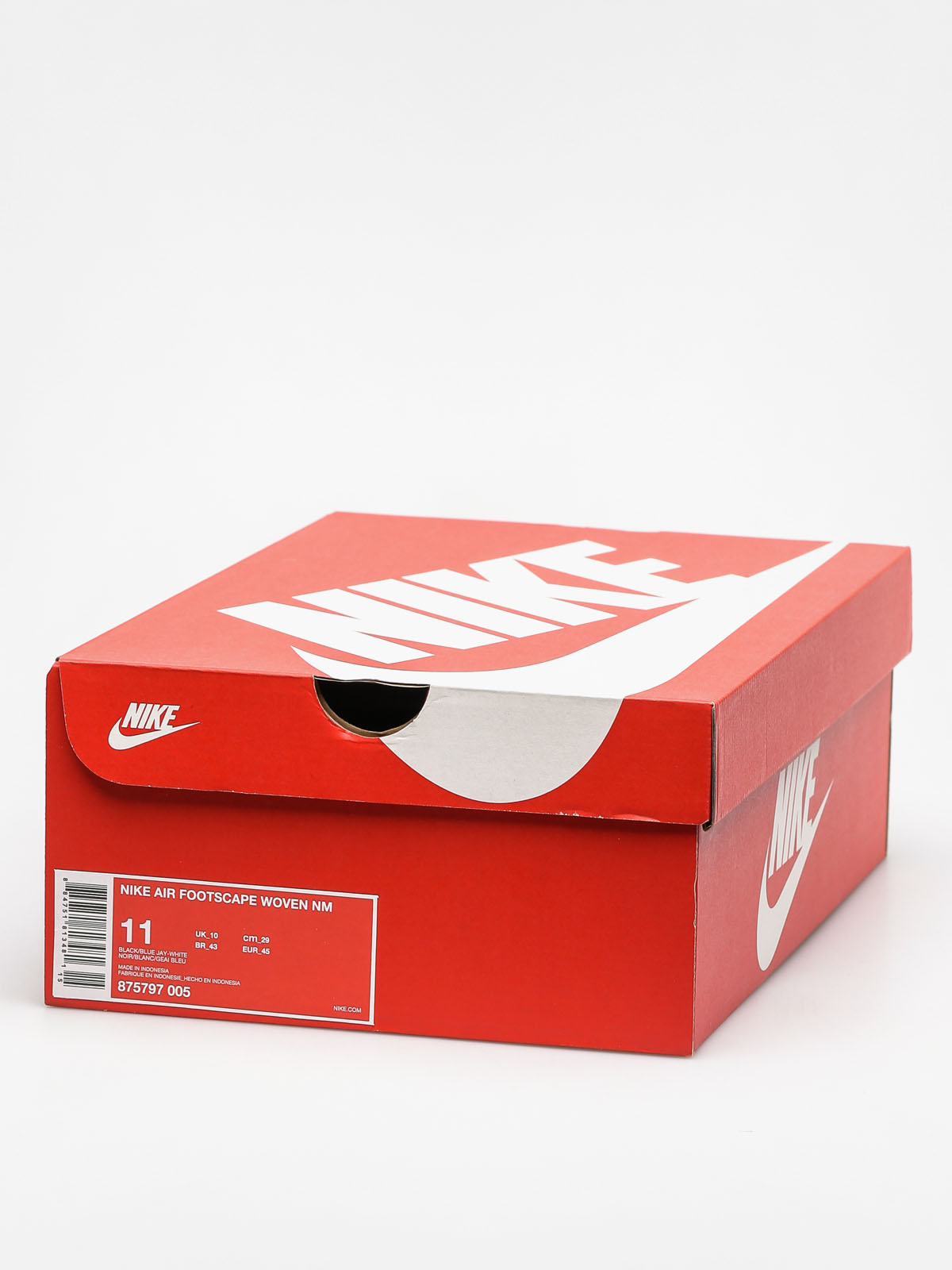 Nike Air Footscape Woven Nm Shoes (black/blue jay white)