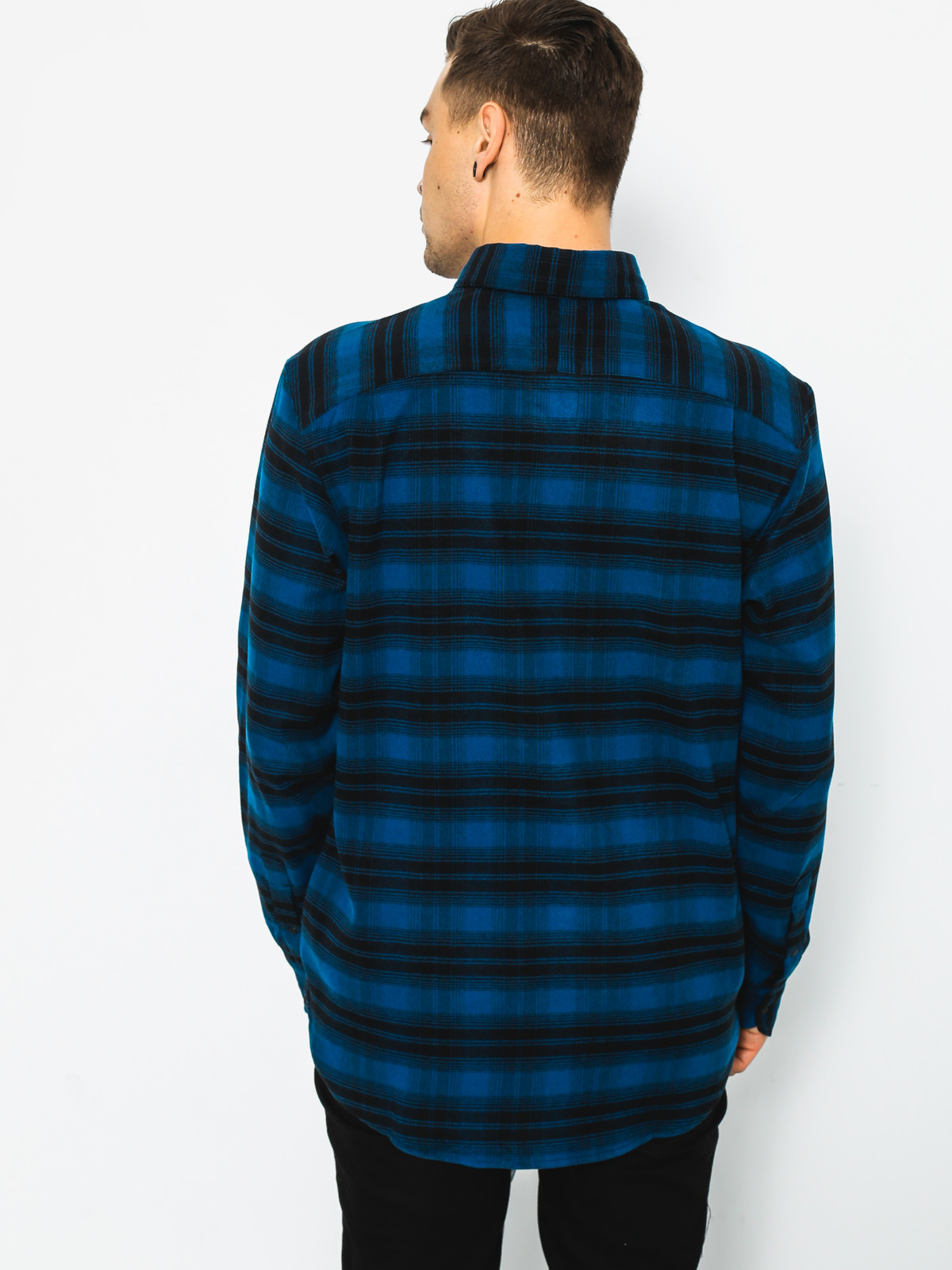 adidas Shirt Stretch Flannel (blue night f17/black)