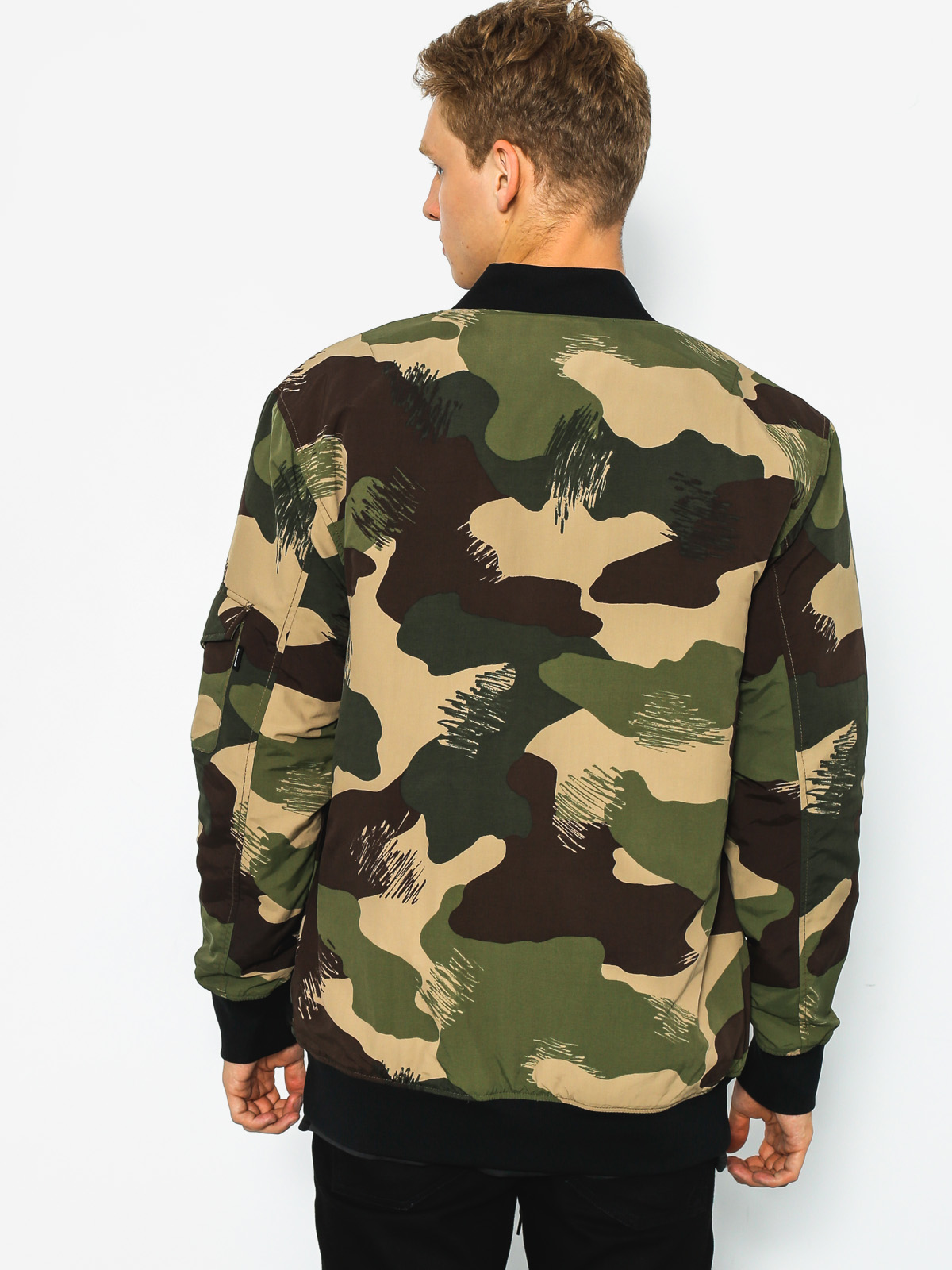 Quiksilver Jacket Trestles Army (scretch camo colour)