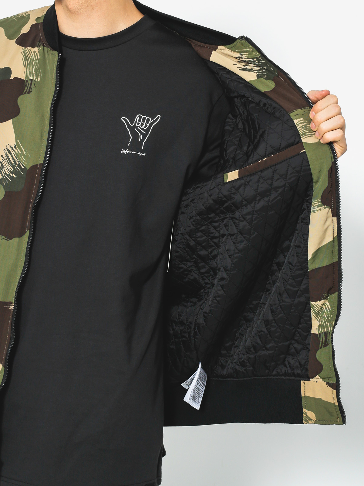 Quiksilver Jacket Trestles Army (scretch camo colour)