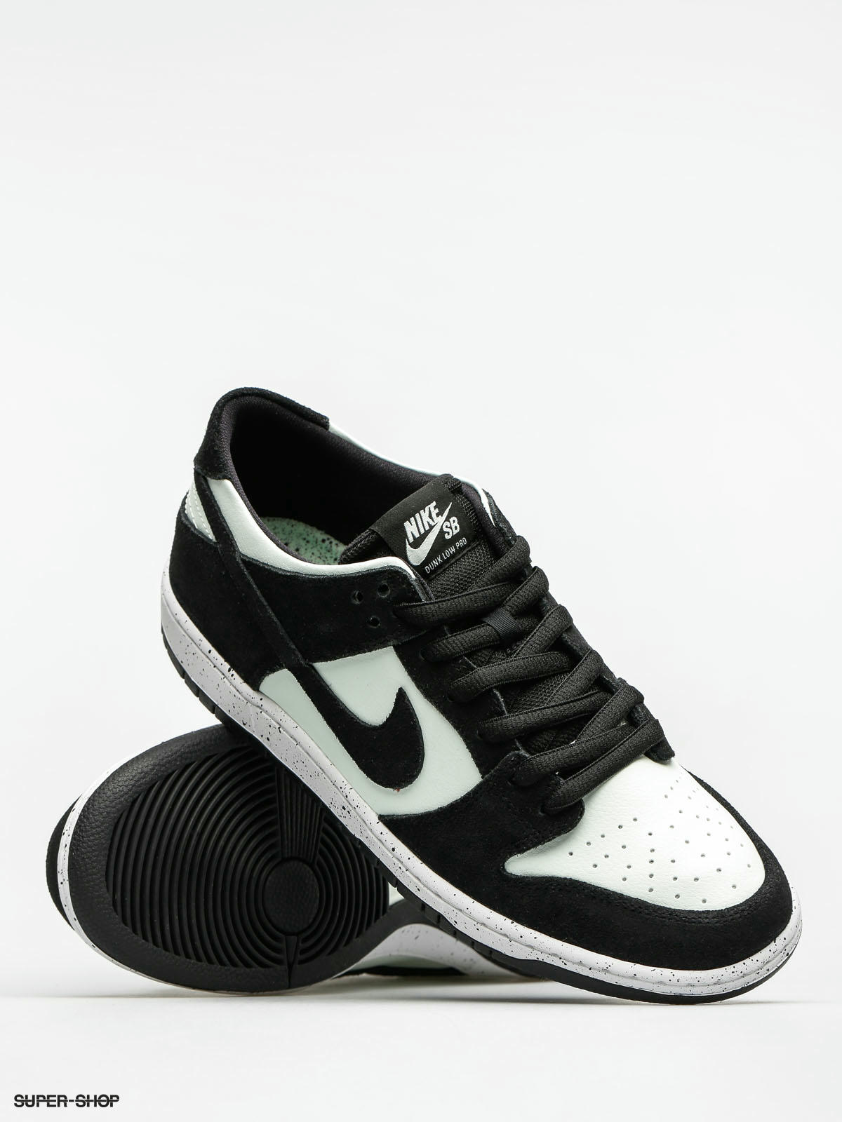 Nike SB Shoes Zoom Dunk Low Pro (black/black barely green white)